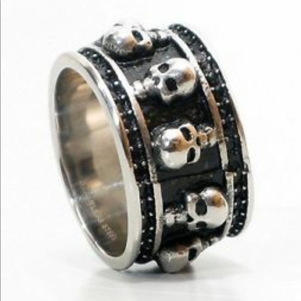 New BlackJack Men's Jewelry Ring Size 9 - Picture 2 of 5
